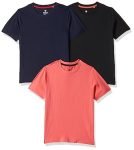 Clotth Theory Boys Colored Bio Washed Cotton Short Sleeve Solid T-Shirt Pack of 3