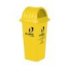 Cello Kleeno Dome Lid Plastic Garbage Dustbin Bucket 60 Ltr – Yellow