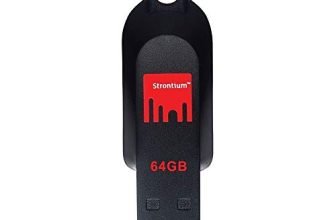 Strontium Pollex Usb 64 Gb Flash Drive (Black, Red)