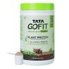 Tata Gofit Plant Protein Powder, Pea & Brown Rice Blend, 18G Protein, Café Mocha Flavour, 1Kg (40 Serves), No Soy, No Lactose, No Added Sugar, Vegan