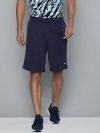 Puma Solid Men Dark Blue Sports Shorts