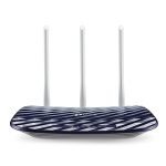 TP-Link AC750 Dual Band Wireless Cable Router, 4 10/100 LAN + 10/100 WAN Ports, Support Guest Network and Parental Control, 750Mbps Speed Wi-Fi, 3 Antennas (Archer C20) Blue, 2.4 GHz