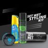 Set Wet Men’S Styling Kit Deodorant Spray  –  For Men(410 Ml, Pack Of 4)