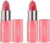Biotique Natural Makeup Magicolor Lipstick, Barely There, 4g & Biotique Natural Makeup Magicolor Lipstick, Twinkle Pink, 4g