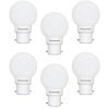 Panasonic 0.5 W B22 Led White Night Light Bulb, Pack Of 6, (92853Wh-Pk6)