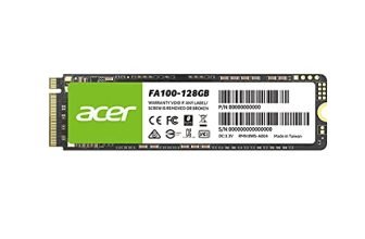 Acer Fa100 128Gb Pcie Gen3 X4 Nvme 3D Nand Ssd M.2 Internal Ssd-950Mb/S R, 650Mb/S W Speed