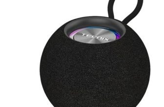 Tecnix Mini Bass Boost Speaker With 1500Mah Battery 8Hr Backup, Hands-Free Function,Multicolor Led Light, 5.0 Wireless, 5Wx1 Output Power,Deep Bass (K 52 Mini)