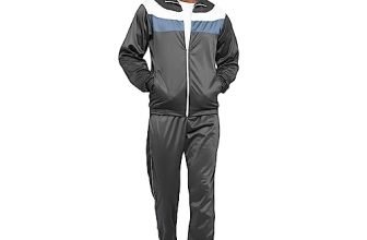 Nivia Colorblock Polyester Zipper Tracksuits For Men/Full Sleeve Running & Sports Tracksuits-Grey/Light Blue/White(Medium)