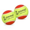 Cockatoo Rubber Cricket Tennis Ball, Construction of Tennis Ball for Cricket for Optimal Performance,Suitable for All Skill Levels. (120 Gr Per Ball – Pack of 2-Yellow Orange)