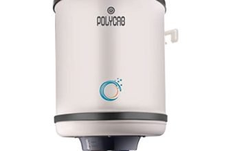 Polycab Eterna Dlx 25L Storage Water Heater (Geyser 25 Litres) 4 Star Bee Rated Heater (White)