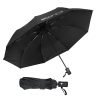 Storite Portable Auto Travel Umbrella – Umbrellas for Rain Windproof, Strong 3 fold Umbrella for Wind, Auto Open/Close Push Button Umbrella for Men & Women – 21 inch