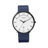 Titan Analog White Dial Men’S Watch-1849Nl01/Nr1849Nl01 Genuine Leather, Blue Strap