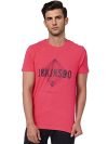Jack & Jones Men’s Printed Slim Fit T-Shirt (12221492- Raspberry L)