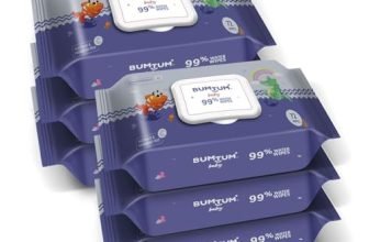 Bumtum Baby Gentle 99% Pure Water Soft Moisturizing Wet Wipes With Lid | Aloe Vera & Chamomile Extracts | Paraben & Sulfate Free (Pack Of 6, 72 Pcs. Per Pack)