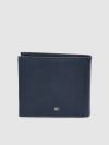 Tommy Hilfiger Men Blue Genuine Leather Wallet(10 Card Slots)