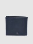 Tommy Hilfiger Men Blue Genuine Leather Wallet(10 Card Slots)