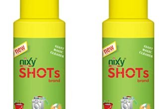 Nixy Shots Spray- Laundry Detergent, Floor Cleaner And Utensils Cleaner (Multi Task Cleaner) – Citrus Lemon Fresh – Queen Size