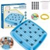 Magnetic Game, 2024 New Magnetic Chess Game with Rocks Magnet Chess Game Board, Family Magnetic Game Puzzle Toy, Table Top Magnetic Rock Game Birthday for Kids Adults