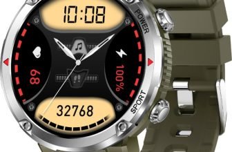 Fire-Boltt Sphere 1.6″ Sporty Rugged Smartwatch Metal Body Shock Proof, 600 mAh, High Res Smartwatch(Dark Green Strap, Free Size)