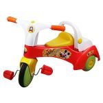 Toyzone Mickey Mouse-TRI-X-GO Tricycle-51664 |Kids cycle|Baby Tricycle|Baby Cycle|baby Trike|Tricycle|Kids Cycle with Sturdy Plastic Wheel|Ride on car|Push Cycle