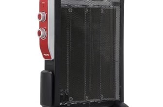 Havells Room Heater Pacifio Mica Convenction 1500 Watt With Micathermic Technology & 2 Heat Setting (Black & Rose Gold)