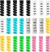 Lapster 24pcs Mix Spiral Charger Spiral Charger Cable Protectors for Wires Data Cable Saver Charging Cord Protective Cable Cover