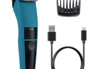 Lifelong Trimmer For Men |1 Year Warranty |Trimmer Men, 60 Minutes Runtime, 20 Length Settings, Trimmer For Man, Hair Trimmer For Men, Beard Trimmer For Men, Stainless Steel Blades (Llpcm107, Blue)