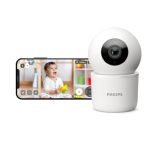 PHILIPS 3MP Wi-Fi CCTV HSP3500 Indoor 360° Security CCTV Camera for Home| 2K(1296p) Resolution | Pan, Tilt & Zoom | 2 Way Talk | Motion & Sound Detect | 2 Year Brand Replacement Warranty