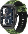 Noise Thrill with 2″ Display with 3 Armored Layer Rugged Build, Bluetooth calling Smartwatch(Camo Green Strap, Regular)