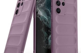 Amazon Brand – Solimo Back Case Cover For Samsung Galaxy S23 Ultra 5G | Compatible For Samsung Galaxy S23 Ultra 5G Back Case Cover | Liquid Silicon Magic Case For Samsung Galaxy S23 Ultra 5G |Lavender