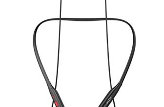 Instaplay Instabuds In-Ear Bluetooth 5.0 Wireless Headphones With Extra Bass Stereo Sound, 12Hrs Playtime, Lightweight Neckband, Sweat-Resistant Magnetic Earbuds, Voice Assistant & With Mic – (Red)