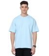Notfunny 280 GSM Pure Organic Cotton Oversized t Shirts for Men | Drop Shoulder Tshirt for Men & Boys (Available in Black, Blue, Beige,Orange & White)