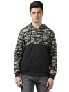 Urbano Fashion Men’S Grey Cotton Camouflage Printed Hooded Neck Sweatshirt (Swtcamhd-22B-Grebla-L)