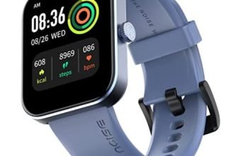 Noise Colorfit Pulse Grand Smart Watch With 1.69″(4.29Cm) Hd Display, 60 Sports Modes, 150 Watch Faces, Fast Charge, Spo2, Stress, Sleep, Heart Rate Monitoring & Ip68 Waterproof (Electric Blue)