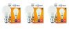 wipro Garnet 9W LED Bulb for Home & Office |Warm White (2700K) | B22 Base|220 degree Light coverage |4Kv Surge Protection |400V High Voltage Protection |Energy Efficient | Pack of 3