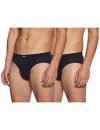 Levi’s Men’s Cotton Style #011 Comfort Regular Fit Solid Brief (Pack of 2) (#011-BRIEF-NAVY/NAVY-P2_Navy_XL)