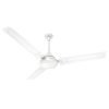 Polycab Charisma Plus 1200 Mm High Speed Ceiling Fan | 100% Copper Winding Motor | Corrosion Resistant G-Tech Blades | 1 Star Rated 52 Watt | 2 Years Warranty【White】