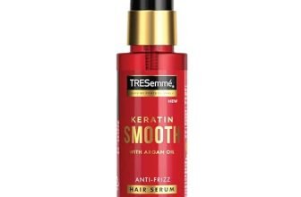Tresemme Keratin Smooth Anti-Frizz Hair Serum 50Ml With Argan Oil, For 2X Smoother Hair And Long Lasting Frizz Control Upto 48H Even In 80% Humidity