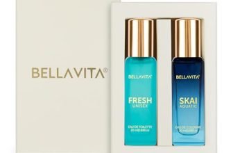Bella Vita Luxury Skai Aquatic Edc & Fresh Edt Unisex Perfume Combo With Bergamot,Ylang Ylang,Pink Pepper|Long Lasting Fragrance Scent|Pack Of 2, 20Ml Each