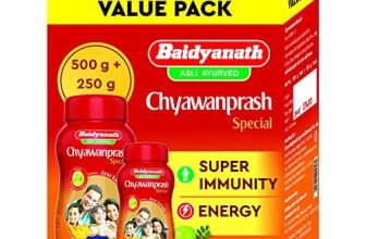 Baidyanath Chyawanprash Special Value Pack (500 + 250Gm)| Super Immunity And Energy Booster| 47 Ayurvedic Ingredients