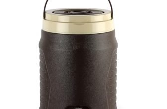 Cello Igloo Pastic Insulated Water Jug | Thermos Jug | Inner Stainless Steel Jug | Leak Proof Jug | Easy To Carry | 12 Litres, Brown