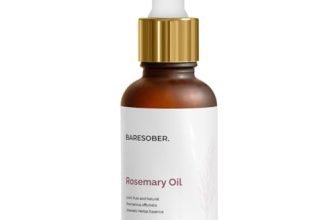 BARESOBER 100% Pure Rosemary Oil – 15ml | Essential Oil for Hair Growth | Controls Hair Fall & Balance Scalp | Moisturizes & Nourishes Skin | Rosemary Leaves Oil for Women and Men