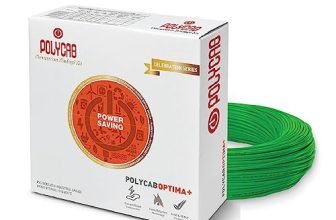 Polycab Optima Plus 90M, 1.5Sqmm. •Heat Resistant •Eco Friendly • Pvc Insulated Copper Cable •Energy Saving •Flame Retardant •99.97% Electrolytic Grade Copper •Low Smoke【Green】