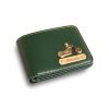 Innovative Gifts Men’s Personalized Wallet I Customized Slim Stylish Leather Purse with Name & Charm I Unique Birthday Anniversary Gift for Men Boy Love Husband Employees Clients – Olive