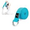 VICTORY Yoga Belt For Women & Men For Stretching Yoga Strap For Exercise & Workout Cotton Yoga Strap (Blue)