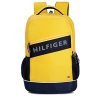 Tommy Hilfiger Zander Polyester 31L Laptop Backpack For Unisex – Yellow + Navy