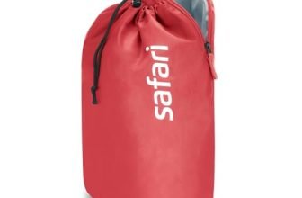 Safari 15 Litre Casual/School/College Standard Backpack – Cherry Red Small