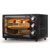 Longway Royal OTG 25 Ltr Oven Toaster Griller with Heating Modes | Temperature Timer Control for Baking Pizza, Cake, Grilling Chicken & Toasting Bread|1 Year Warranty (1500 W, Black)