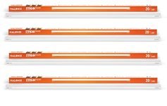 Halonix Streak Squar 20-Watt Led Batten (Pack Of 4, Warm White, Square)