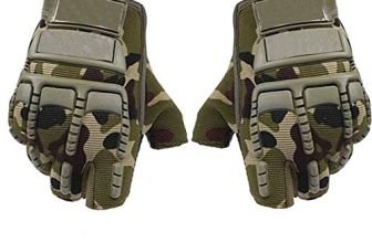 AutokraftZ Half Finger Motorcycle Gloves for Bike Riding, Cycling, Comfortable, Super Grip (Large, Green, Set of 2)